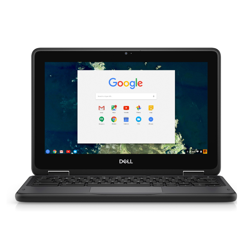Dell Chromebook 11.6" (5190) HD Touch 2 in 1- Intel Celeron N3450/64GB eMMC/4GB RAM/Chrome OS