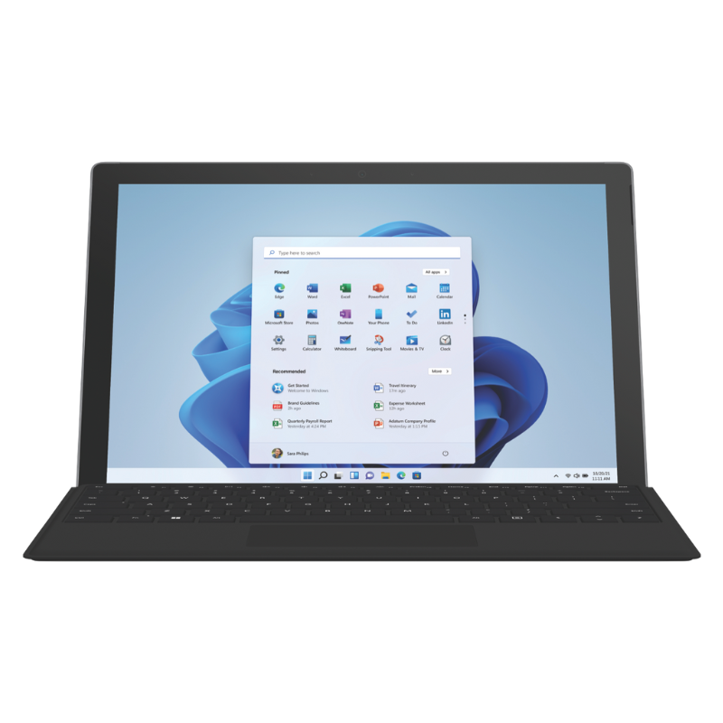 Microsoft Surface Pro 7 Plus 2 in 1 Tablet PC- 11th Gen Intel Core i5-1135G7/256GB SSD/8GB RAM/Windows 11 Pro - includes Keyboard