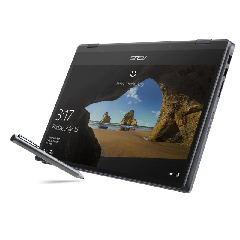 ASUS VivoBook Flip 14- Intel Core i3-7020U/12GB RAM/128GB SSD/Windows 11 - TP412UA-EC093T includes Stylus