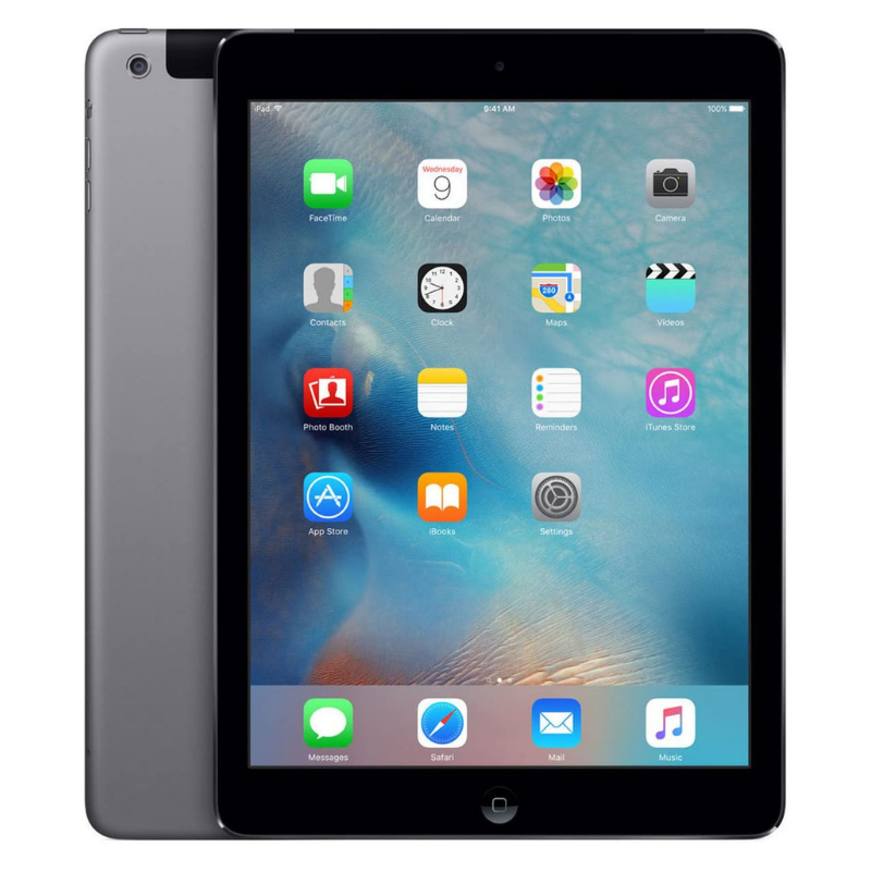 Refurbished Apple iPad Air (2013) 32GB - Wi-Fi + Cellular (Space Grey) - A1475 | 90 Days Warranty